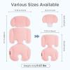 imageMomcozy Stroller Cooling Pad  Detachable 2Piece Cooling Cushion  Universal Soft Cooler Pad Breathable amp Adjustable Car Seat Liner  Fits Strollers Car Seat Swing High Chair BassinetPink