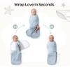 imageMomcozy Swaddles for Newborns Quiet Fastener Swaddle Suitable for Infant 03 Months NewParentFriendly Sleep Sack Reduce Startle Reflex Newborn Boys Girls Registry Essentials 2Pack SerenityDrift