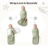 imageMomcozy Swaddles for Newborns Quiet Fastener Swaddle Suitable for Infant 03 Months NewParentFriendly Sleep Sack Reduce Startle Reflex Newborn Boys Girls Registry Essentials 2Pack SerenityMeadow