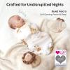 imageMomcozy Swaddles for Newborns Quiet Fastener Swaddle Suitable for Infant 03 Months NewParentFriendly Sleep Sack Reduce Startle Reflex Newborn Boys Girls Registry Essentials 2Pack SerenityBravery