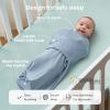 imageMomcozy Swaddles for Newborns Quiet Fastener Swaddle Suitable for Infant 03 Months NewParentFriendly Sleep Sack Reduce Startle Reflex Newborn Boys Girls Registry Essentials 2Pack SerenitySerenity
