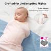 imageMomcozy Swaddles for Newborns Quiet Fastener Swaddle Suitable for Infant 03 Months NewParentFriendly Sleep Sack Reduce Startle Reflex Newborn Boys Girls Registry Essentials 2Pack SerenityBloom