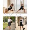 imageMomcozy Women Maternity Biker Shorts with Pocket 6 Over Belly High Waisted Pregnancy Yoga Shorts Seamless Casual ActivewearBlack