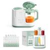 imageMomcozy Baby Food Maker amp Squeeze station  OneStep Auto Steam amp Blend Food Processor and Pouch Filler for Homemade Baby Puree