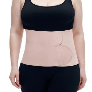 imageMomcozy Ergowrap Postpartum Belly Band for Natural and CSection Recovery Abdominal Binder with 3D Abdomen Lifting amp Ergonomic Back Support Seamless Belly Wrap Shapewear for Post Surgery Recovery