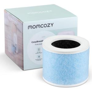 imageMomcozy Official Air Purifier Replacement Filter 4Filter System with H13 HEPA amp Carbon Nursery Air Purifier 1 Pack