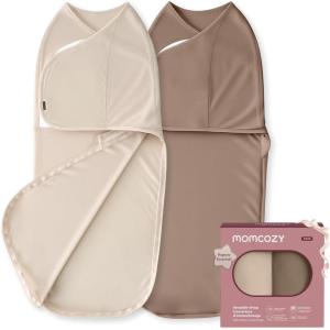 imageMomcozy Swaddles for Newborns Quiet Fastener Swaddle Suitable for Infant 03 Months NewParentFriendly Sleep Sack Reduce Startle Reflex Newborn Boys Girls Registry Essentials 2Pack SerenityHarmony