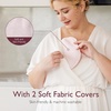 image:imageMomcozy Larger Breast Therapy Packs Hot and Cold Breast Pads with 2 Soft Covers amp Momcozy Easy Pour Breastmilk Storage Bag 8Oz