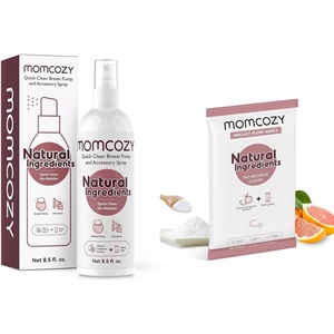 image:imageMomcozy Portable Breast Pump Cleaning Spray and Breast Pump Wipes 30 pcs