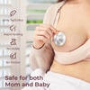 image:imageMomcozy 999 Silver Nursing Cups HoleFree Nipple Shields for Breastfeeding Metal Silver Covers for Newborns XXLRegularHole