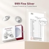 image:imageMomcozy 999 Silver Nursing Cups HoleFree Nipple Shields for Breastfeeding Metal Silver Covers for Newborns XXLRegularHole