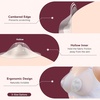 image:imageMomcozy 999 Silver Nursing Cups HoleFree Nipple Shields for Breastfeeding Metal Silver Covers for Newborns XXLXLHolefree