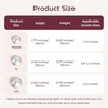 image:imageMomcozy 999 Silver Nursing Cups HoleFree Nipple Shields for Breastfeeding Metal Silver Covers for Newborns XXLXXLargeHole
