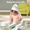 image:imageMomcozy Baby Towel with Hooded  Ultra Soft amp Absorbent Large Bath Towel Set for Comfort amp Gentle on Babys Skin  Shower Gift amp Bath Essential amp Baby Registry Search for NewbornInfantToddlerKidsBravery Buddies