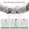image:imageMomcozy Baby Towel with Hooded  Ultra Soft amp Absorbent Large Bath Towel Set for Comfort amp Gentle on Babys Skin  Shower Gift amp Bath Essential amp Baby Registry Search for NewbornInfantToddlerKidsInk Wash Leaves