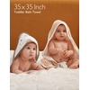 image:imageMomcozy Baby Towel with Hooded  Ultra Soft amp Absorbent Large Bath Towel Set for Comfort amp Gentle on Babys Skin  Shower Gift amp Bath Essential amp Baby Registry Search for NewbornInfantToddlerKidsOcean Whimsy