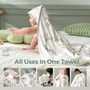 image:imageMomcozy Baby Towel with Hooded  Ultra Soft amp Absorbent Large Bath Towel Set for Comfort amp Gentle on Babys Skin  Shower Gift amp Bath Essential amp Baby Registry Search for NewbornInfantToddlerKidsBravery Buddies