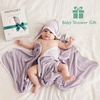 image:imageMomcozy Baby Towel with Hooded  Ultra Soft amp Absorbent Large Bath Towel Set for Comfort amp Gentle on Babys Skin  Shower Gift amp Bath Essential amp Baby Registry Search for NewbornInfantToddlerKidsInk Wash Leaves