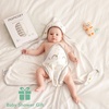 image:imageMomcozy Baby Towel with Hooded  Ultra Soft amp Absorbent Large Bath Towel Set for Comfort amp Gentle on Babys Skin  Shower Gift amp Bath Essential amp Baby Registry Search for NewbornInfantToddlerKidsStarry Sky