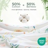 image:imageMomcozy Baby Towel with Hooded  Ultra Soft amp Absorbent Large Bath Towel Set for Comfort amp Gentle on Babys Skin  Shower Gift amp Bath Essential amp Baby Registry Search for NewbornInfantToddlerKidsWondrous Green Orchard