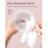 image:imageMomcozy Natural Breast Pump Wipes for Pump Parts Cleaning Onthego Flash Clean amp Resealable Wipes Pack of 1801 Count Pack of 90