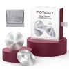 image:imageMomcozy 999 Silver Nursing Cups HoleFree Nipple Shields for Breastfeeding Metal Silver Covers for Newborns XXLRegularHole