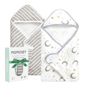 image:imageMomcozy Baby Towel with Hooded  Ultra Soft amp Absorbent Large Bath Towel Set for Comfort amp Gentle on Babys Skin  Shower Gift amp Bath Essential amp Baby Registry Search for NewbornInfantToddlerKidsStarry Sky