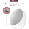 image:imageMomcozy Wearable Breast Pump Hands Free Upgraded Mobile Flow  M9 App Discreet Control with Personalized MultiModes amp 15 Levels Wearable Breast Pump 24mm 2 Pack Cozy RedDuckbill Valve Upgraded  2 Pack