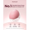 image:imageMomcozy Wearable Breast Pump Hands Free Upgraded Mobile Flow  M9 App Discreet Control with Personalized MultiModes amp 15 Levels Wearable Breast Pump 24mm 2 Pack Cozy Red1 PumpCozy Red