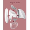 image:imageMomcozy Wearable Breast Pump Hands Free Upgraded Mobile Flow  M9 App Discreet Control with Personalized MultiModes amp 15 Levels Wearable Breast Pump 24mm 2 Pack Cozy RedFull Set 24mm Upgraded  1 Pack