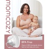 image:imageMomcozy Wearable Breast Pump Hands Free Upgraded Mobile Flow  M9 App Discreet Control with Personalized MultiModes amp 15 Levels Wearable Breast Pump 24mm 2 Pack Cozy RedFull Set 24mm Upgraded  1 Pack