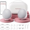 image:imageMomcozy Wearable Breast Pump Hands Free Upgraded Mobile Flow  M9 App Discreet Control with Personalized MultiModes amp 15 Levels Wearable Breast Pump 24mm 2 Pack Cozy Red2 PumpsGray