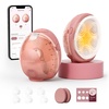 image:imageMomcozy Wellness 1 Wearable Breast Pump WarmMassage HandsFree Pump with Heated FlangeampSimulated Massage for Comfortable BreastfeedingampLetDown AppControlled 4 Modes 12 Levels 180ml6oz