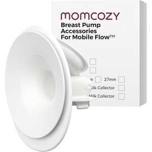 image:imageMomcozy Wearable Breast Pump Hands Free Upgraded Mobile Flow  M9 App Discreet Control with Personalized MultiModes amp 15 Levels Wearable Breast Pump 24mm 2 Pack Cozy RedFlange 27mm Upgraded  1 Pack