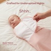 image:imageMomcozy Airflow Baby Swaddle 100 Cotton Lightweight amp Ultra Breathable Ideal for Hot Sleeper Baby Reduce Startle Reflex Newborn Boys Girls Registry Essentials 2Pack Sea MistPetal Mist