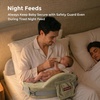 image:imageMomcozy Innovative Safety Guard Nursing Pillow  Firm amp Springy Memory Foam  Stable Ergonomic Support amp Comfort  Wider Breastfeeding Cushion Adjustable Removable Cover GreenCozyprogreen With Lumbar Support