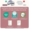 image:imageMomcozy Innovative Safety Guard Nursing Pillow  Firm amp Springy Memory Foam  Stable Ergonomic Support amp Comfort  Wider Breastfeeding Cushion Adjustable Removable Cover GreenCozylite Grey