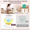 image:imageMomcozy Original Nursing Pillow for BreastfeedingInnovative Safety Guard Wider Feeding Pillows for More Support for Mom amp Baby Easier Nursing amp Hand Free Fit for All Removable Cotton CoverLemon Whisper