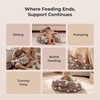 image:imageMomcozy Original Nursing Pillow for BreastfeedingInnovative Safety Guard Wider Feeding Pillows for More Support for Mom amp Baby Easier Nursing amp Hand Free Fit for All Removable Cotton CoverGrey