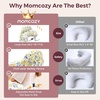 image:imageMomcozy Original Nursing Pillow for BreastfeedingInnovative Safety Guard Wider Feeding Pillows for More Support for Mom amp Baby Easier Nursing amp Hand Free Fit for All Removable Cotton CoverLemon Whisper