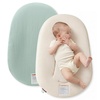image:imageMomcozy Baby Lounger Infant Support Cushion with Soft Breathable Natural Cotton Cover Great for Newborns Portable amp Machine WashableSoft TaupeGreen
