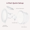 image:imageMomcozy Original S12Pro Quick Breast Pump Replacement Accessories NOT for SProS12Pro Duckbill Valves amp Silicone Diaphragm 1 PackAll Set Parts Only for S12ProQuick