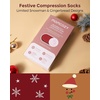 image:imageMomcozy Compression Socks for Women Wide Calf 1520mmHg Knee High Support Socks for Pregnancy Nurses Travel Flying