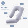 image:imageMomcozy Cooling Pregnancy Pillow Cover for Dreamlign U Pro Maternity Pillow for Sleeping Adjustable Leg Pillow Support for Back Hip Belly for Pregnant Women 5072 in Body Pillow Only Pillowcase