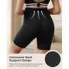 image:imageMomcozy Women Seamless Maternity Biker Shorts with Pocket 6 Over Belly High Waisted Pregnancy Yoga Shorts Casual ActivewearBlack