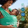 image:imageMomcozy Baby Carrier AirMesh  The Perfect Summer Water Sling for Newborns to Toddler 835 lbs  Cooling Breathable and Lightweight Baby Wrap Nice for Summer Pool Beach Swimming Lavender MistAir MeshLake Green