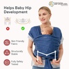 image:imageMomcozy Baby Carrier AirMesh  The Perfect Summer Water Sling for Newborns to Toddler 835 lbs  Cooling Breathable and Lightweight Baby Wrap Nice for Summer Pool Beach Swimming Lavender MistStarry Sky