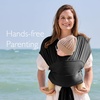 image:imageMomcozy Baby Carrier AirMesh  The Perfect Summer Water Sling for Newborns to Toddler 835 lbs  Cooling Breathable and Lightweight Baby Wrap Nice for Summer Pool Beach Swimming Lavender MistBlack