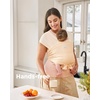 image:imageMomcozy Baby Carrier AirMesh  The Perfect Summer Water Sling for Newborns to Toddler 835 lbs  Cooling Breathable and Lightweight Baby Wrap Nice for Summer Pool Beach Swimming Lavender MistLight Beige