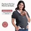 image:imageMomcozy Baby Carrier AirMesh  The Perfect Summer Water Sling for Newborns to Toddler 835 lbs  Cooling Breathable and Lightweight Baby Wrap Nice for Summer Pool Beach Swimming Lavender MistDeep Grey